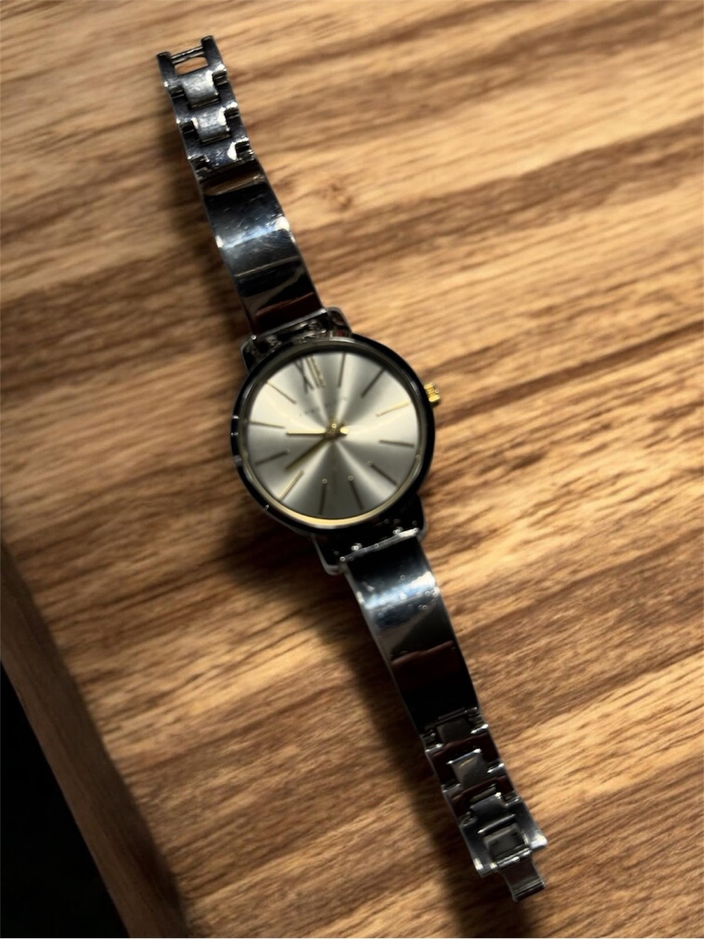 Anne Klein Silver Stainless Steel Bracelet Watch